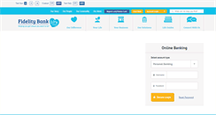 Desktop Screenshot of fidelitybankonline.com